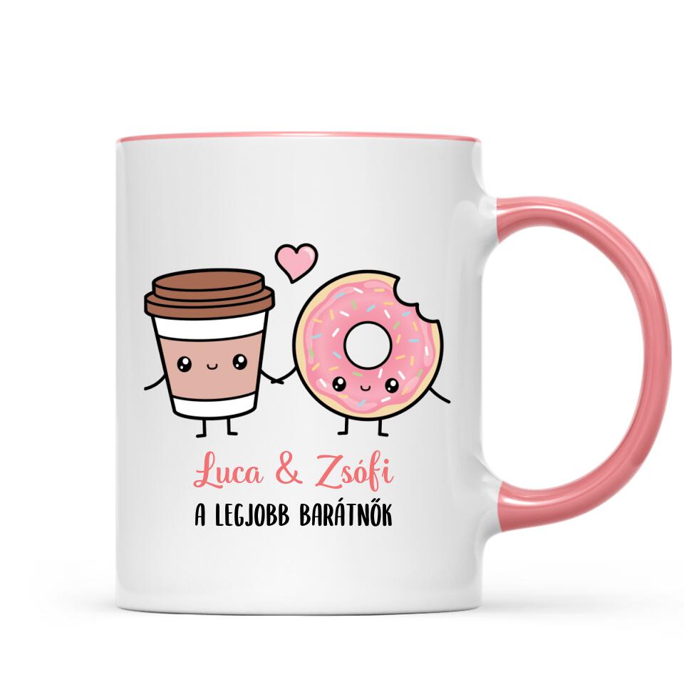 Egyedi bögre barátnőknek, pároknak - aranyos harapnivalók