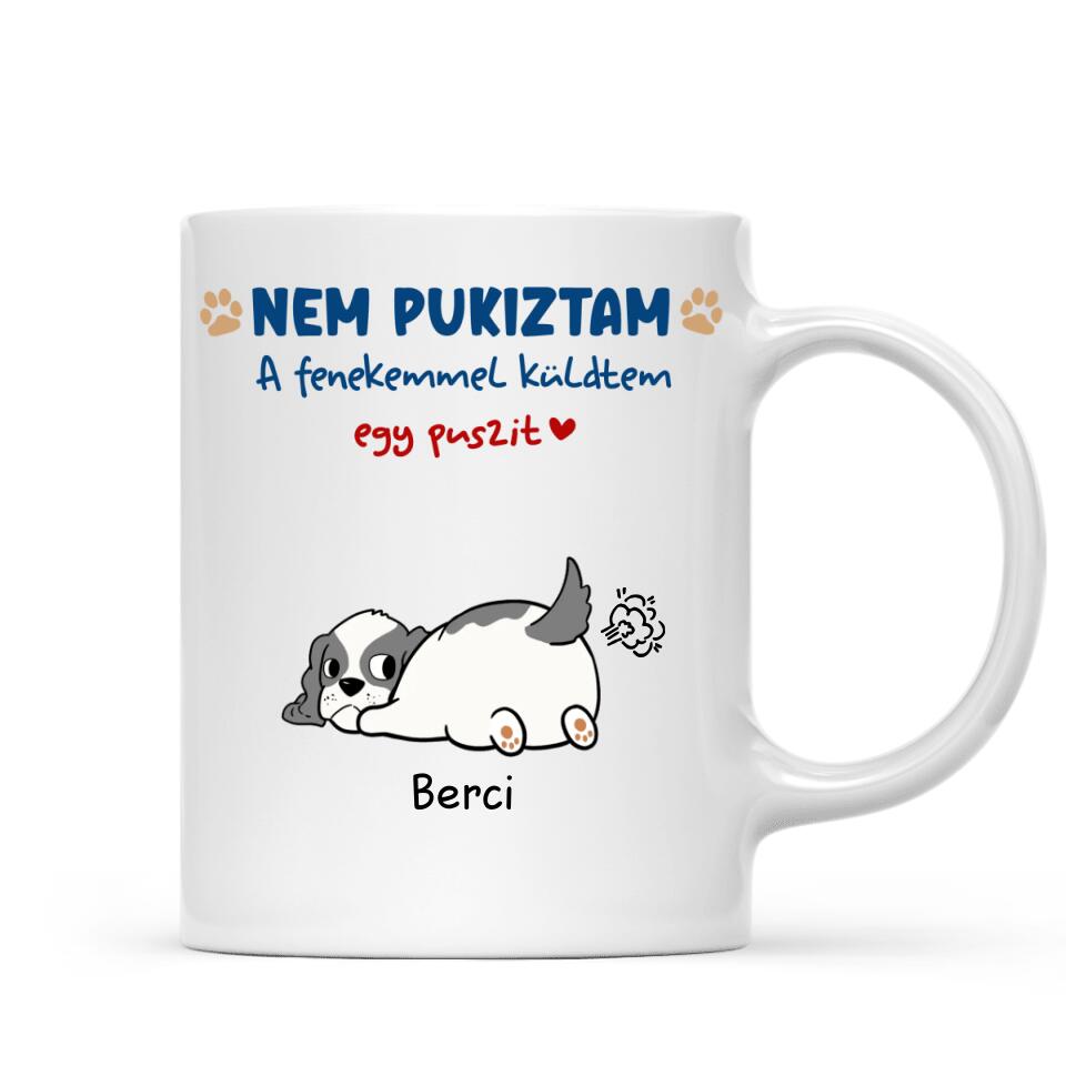 Egyedi bögre gazdiknak - pukizós kutyák