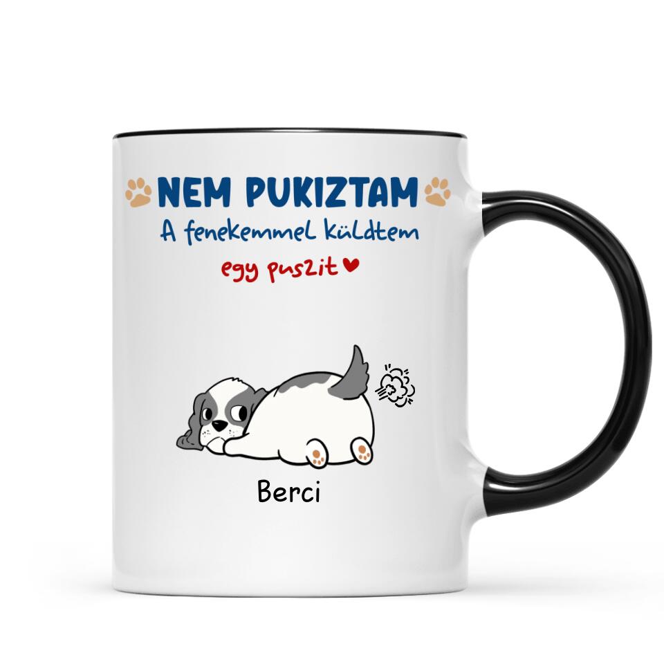 Egyedi bögre gazdiknak - pukizós kutyák
