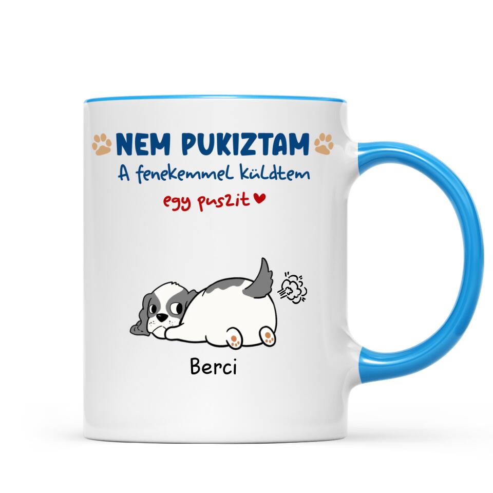 Egyedi bögre gazdiknak - pukizós kutyák