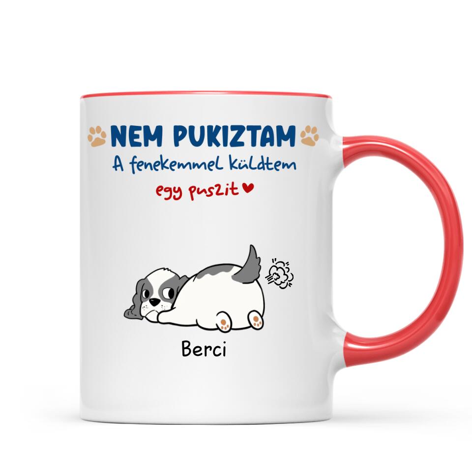 Egyedi bögre gazdiknak - pukizós kutyák