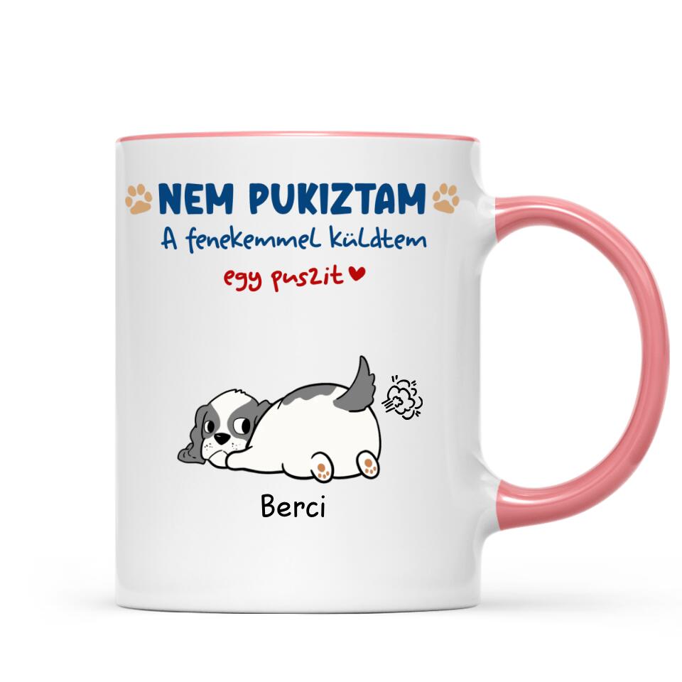 Egyedi bögre gazdiknak - pukizós kutyák