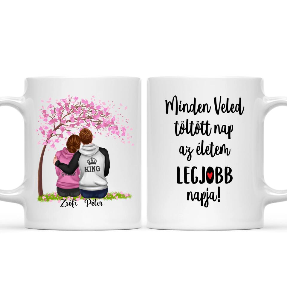 Egyedi bögre pároknak - King &amp; Queen