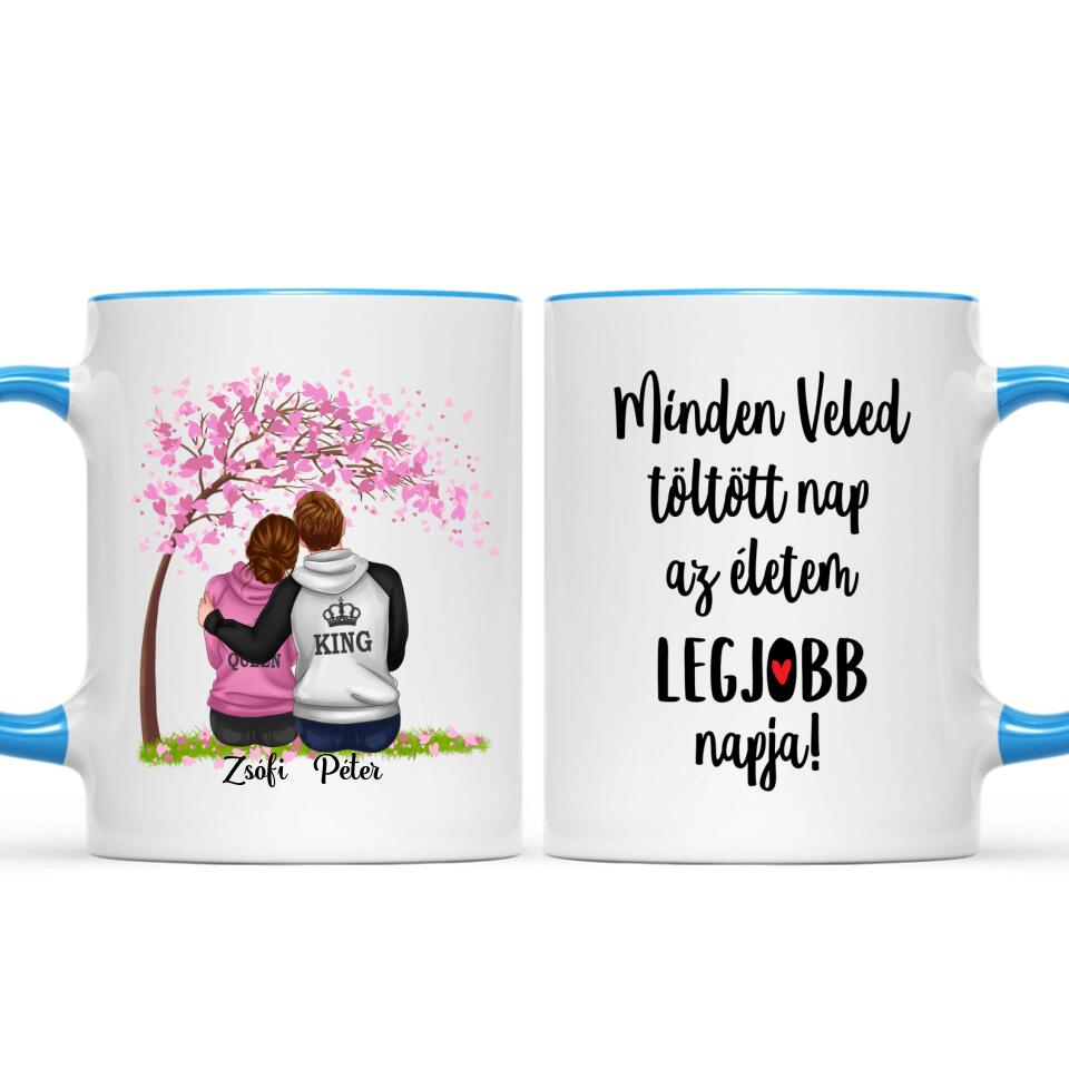 Egyedi bögre pároknak - King &amp; Queen