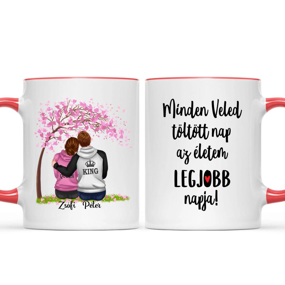 Egyedi bögre pároknak - King &amp; Queen