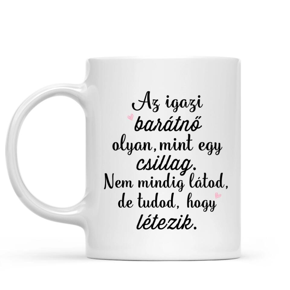 Egyedi legjobb barátnős bögre - chibi karakterekkel