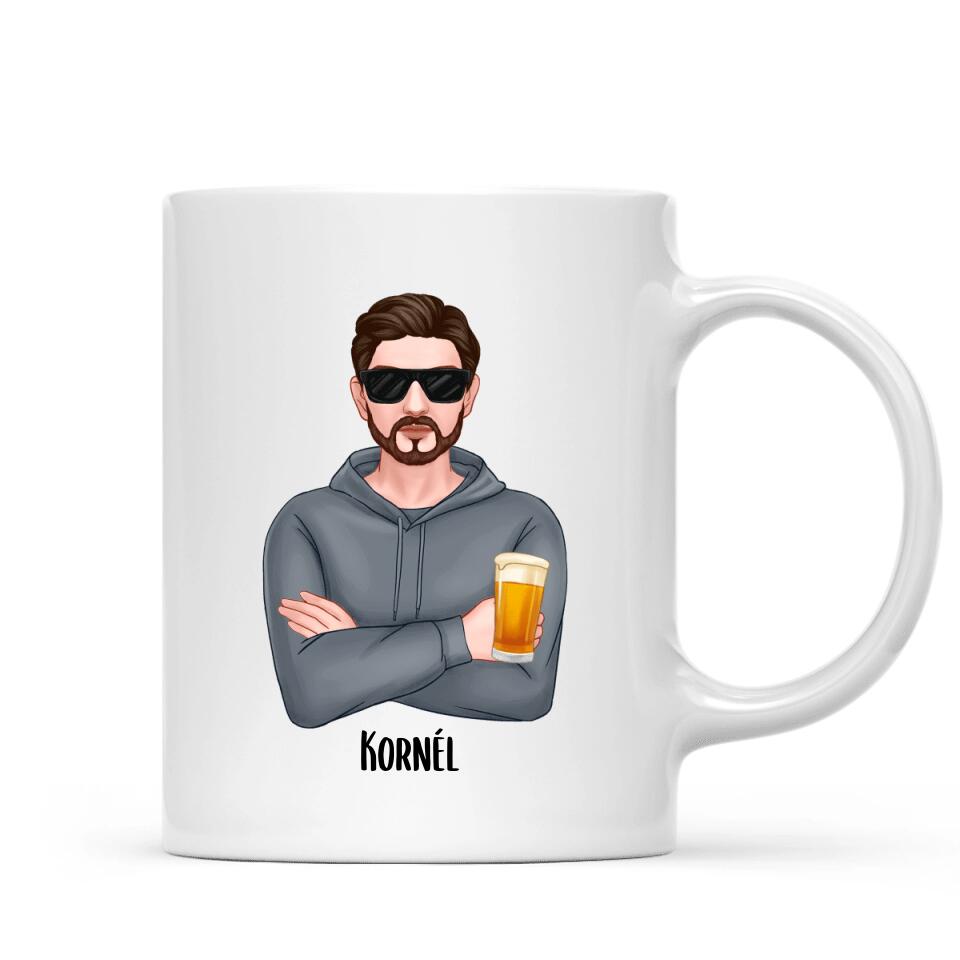 Egyedi bögre férjnek, édesapának