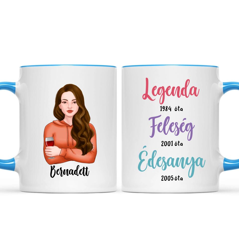Egyedi bögre feleségnek, édesanyának