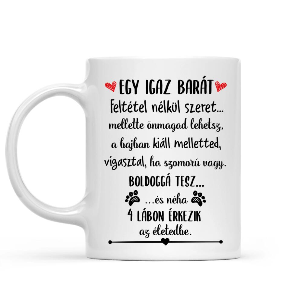 Egyedi kutyás bögre, akár 4 kutyussal