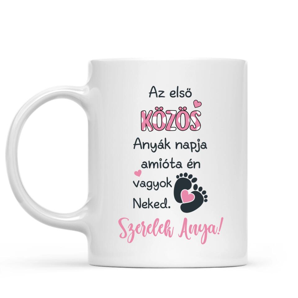 Egyedi bögre édesanyáknak - anyuka kisgyermekkel