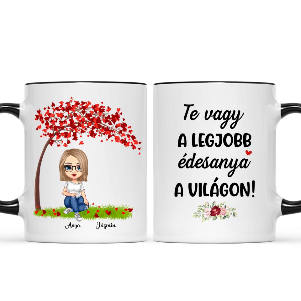 Egyedi bögre édesanyáknak, akár 3 gyermekkel