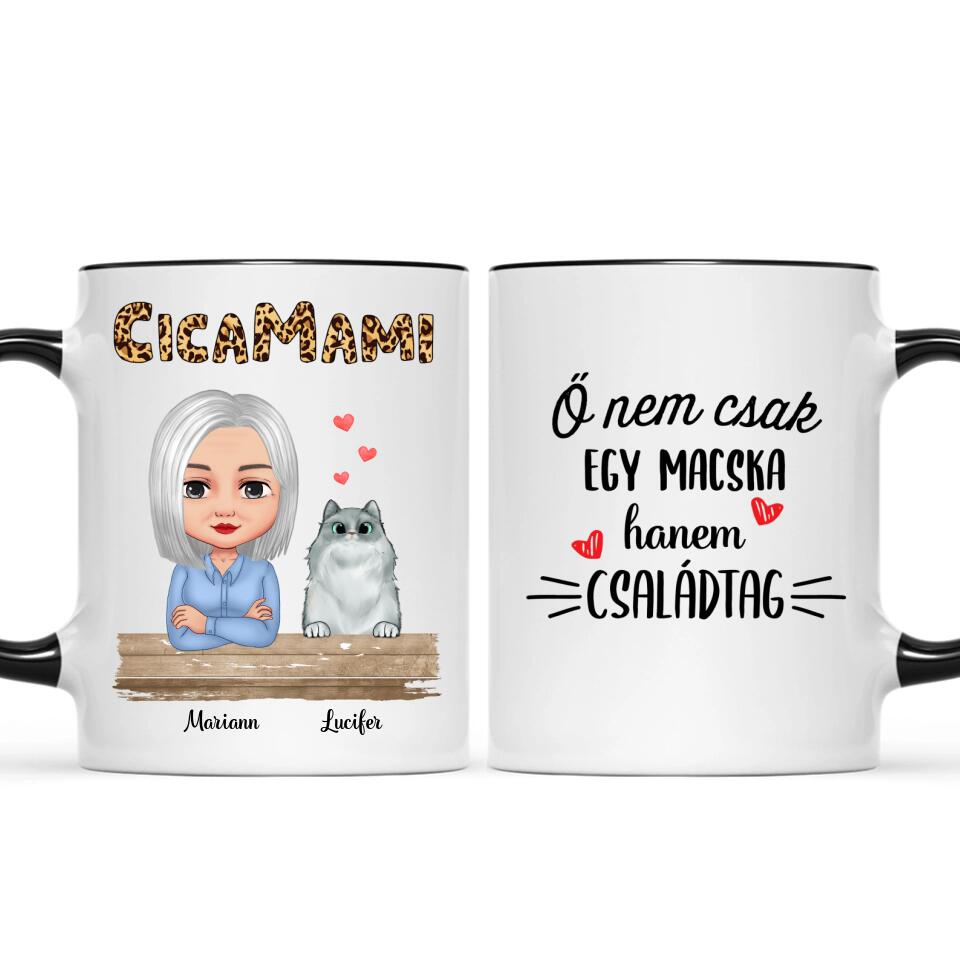 Egyedi bögre gazdiknak - chibi cicamami
