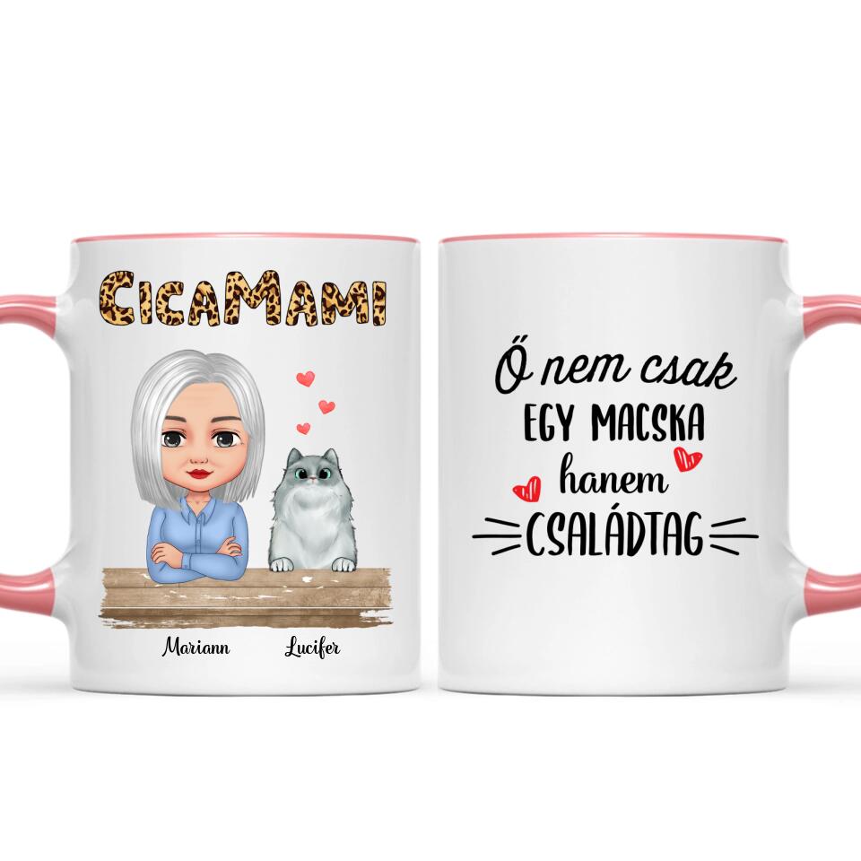 Egyedi bögre gazdiknak - chibi cicamami