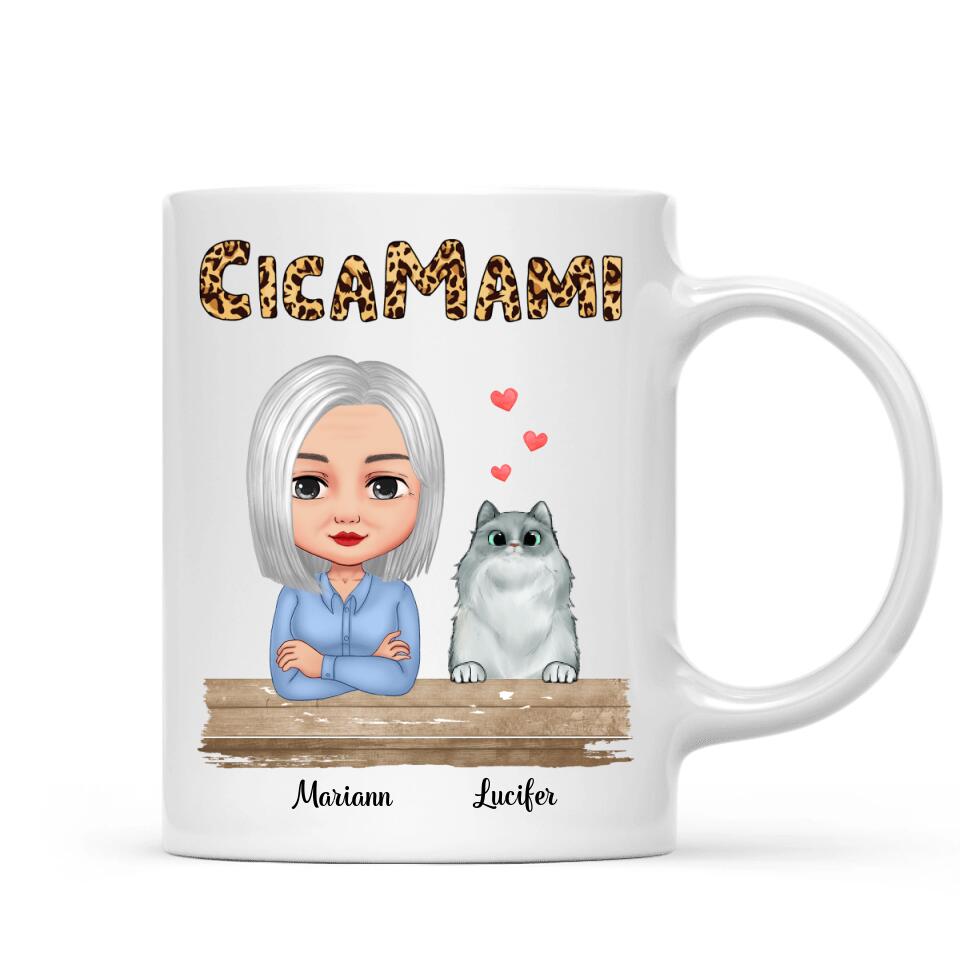 Egyedi bögre gazdiknak - chibi cicamami