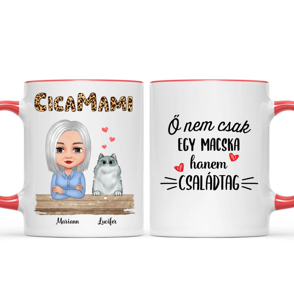 Egyedi bögre gazdiknak - chibi cicamami