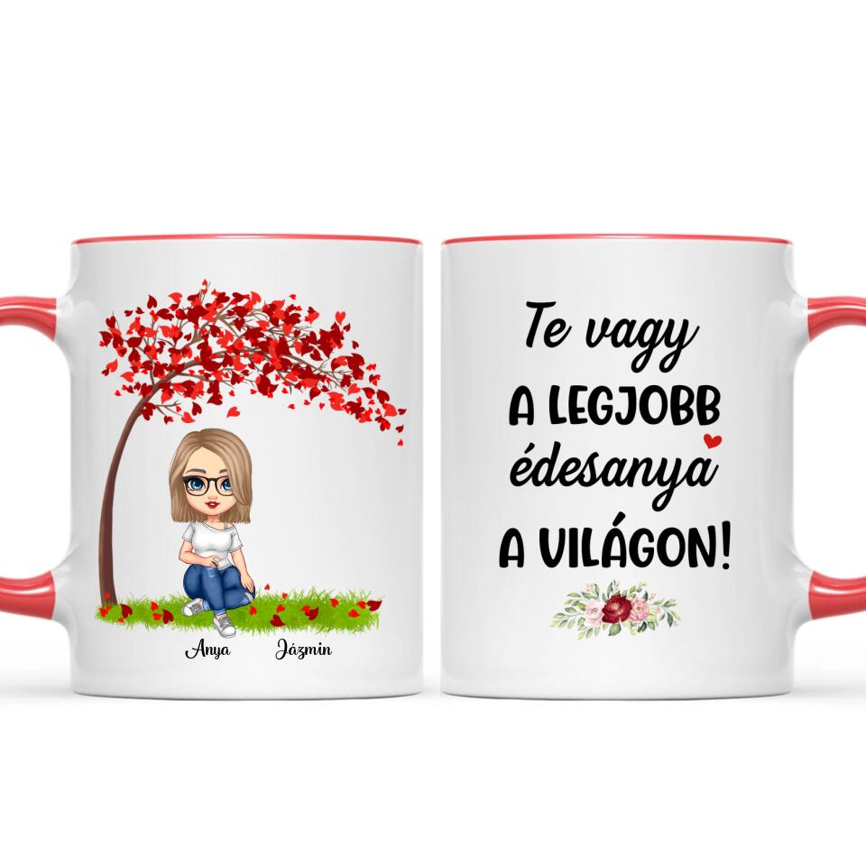 Egyedi bögre anyáknak, akár 3 gyermekkel