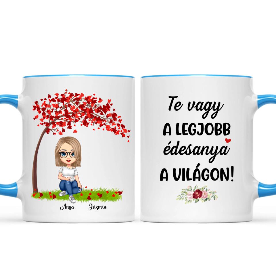 Egyedi bögre anyáknak, akár 3 gyermekkel