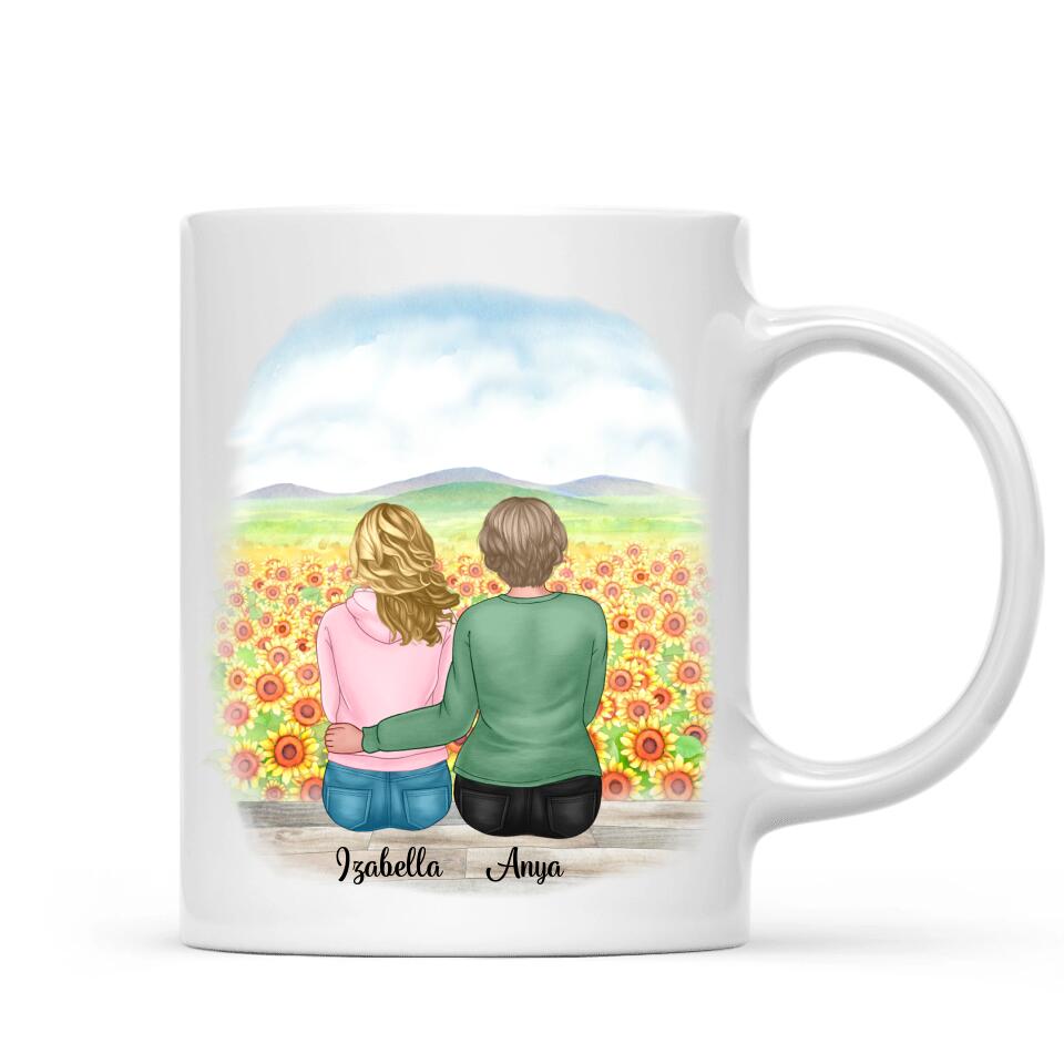 Egyedi bögre keresztanyáknak - Te vagy a legjob keresztanya