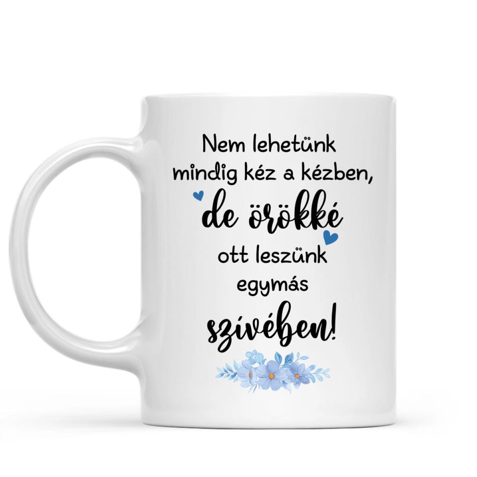 Egyedi bögre nagyszülőknek, akár 4 unokával