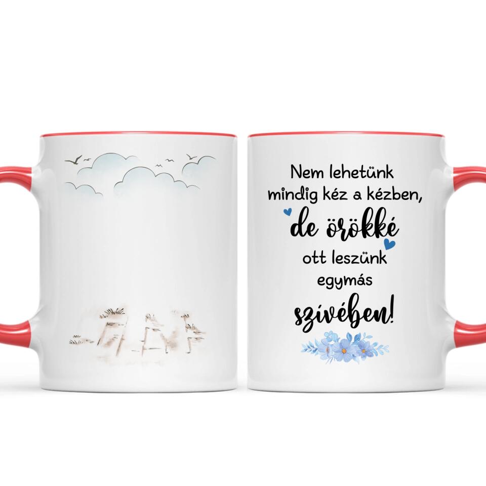 Egyedi bögre nagyszülőknek, akár 4 unokával