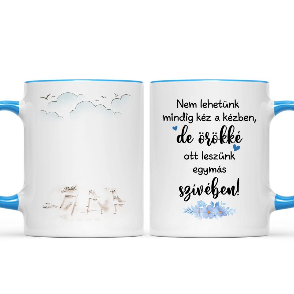 Egyedi bögre nagyszülőknek, akár 4 unokával