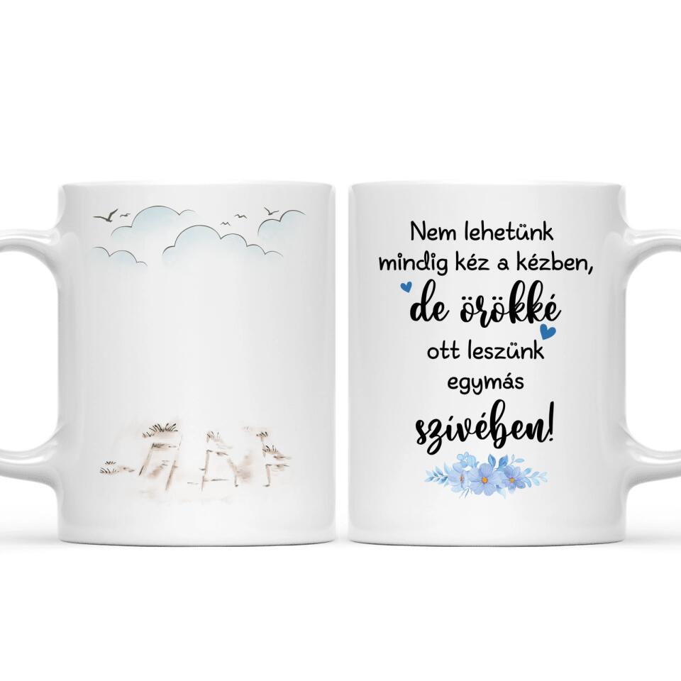 Egyedi bögre nagyszülőknek, akár 4 unokával