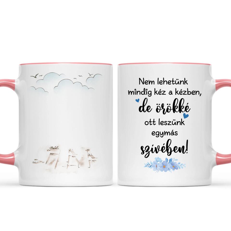 Egyedi bögre nagyszülőknek, akár 4 unokával
