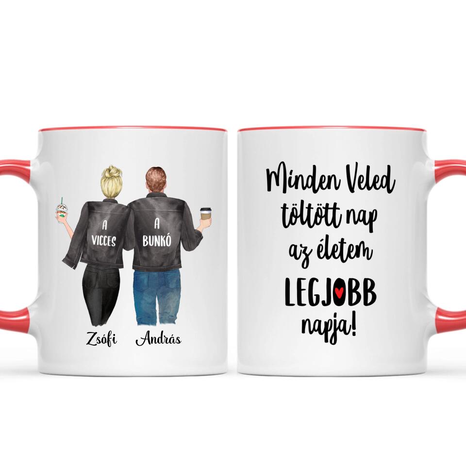 Egyedi bögre szerelmespároknak