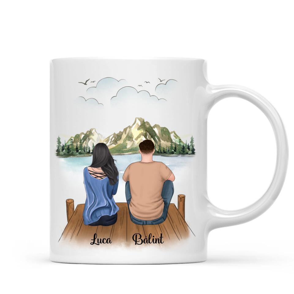 Egyedi bögre pároknak - életem legszebb napja volt