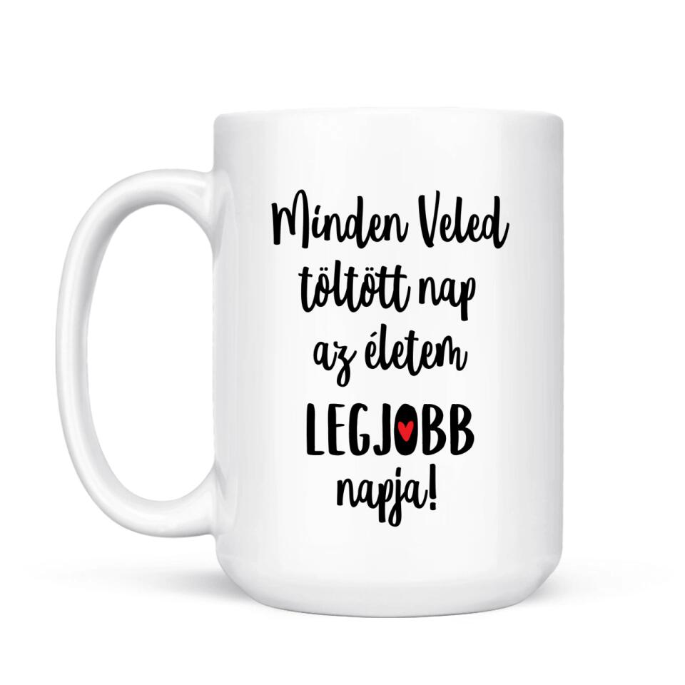 Egyedi karácsonyi bögre pároknak