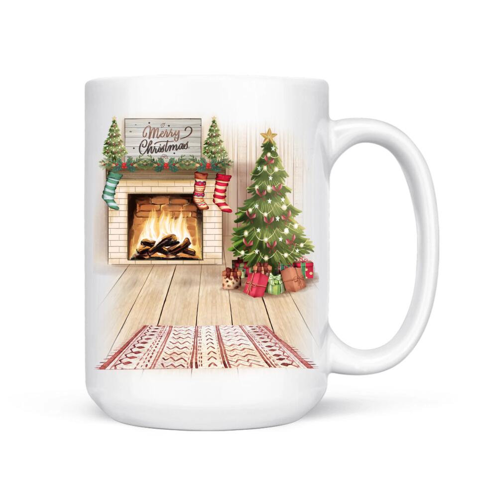 Egyedi karácsonyi bögre testvéreknek