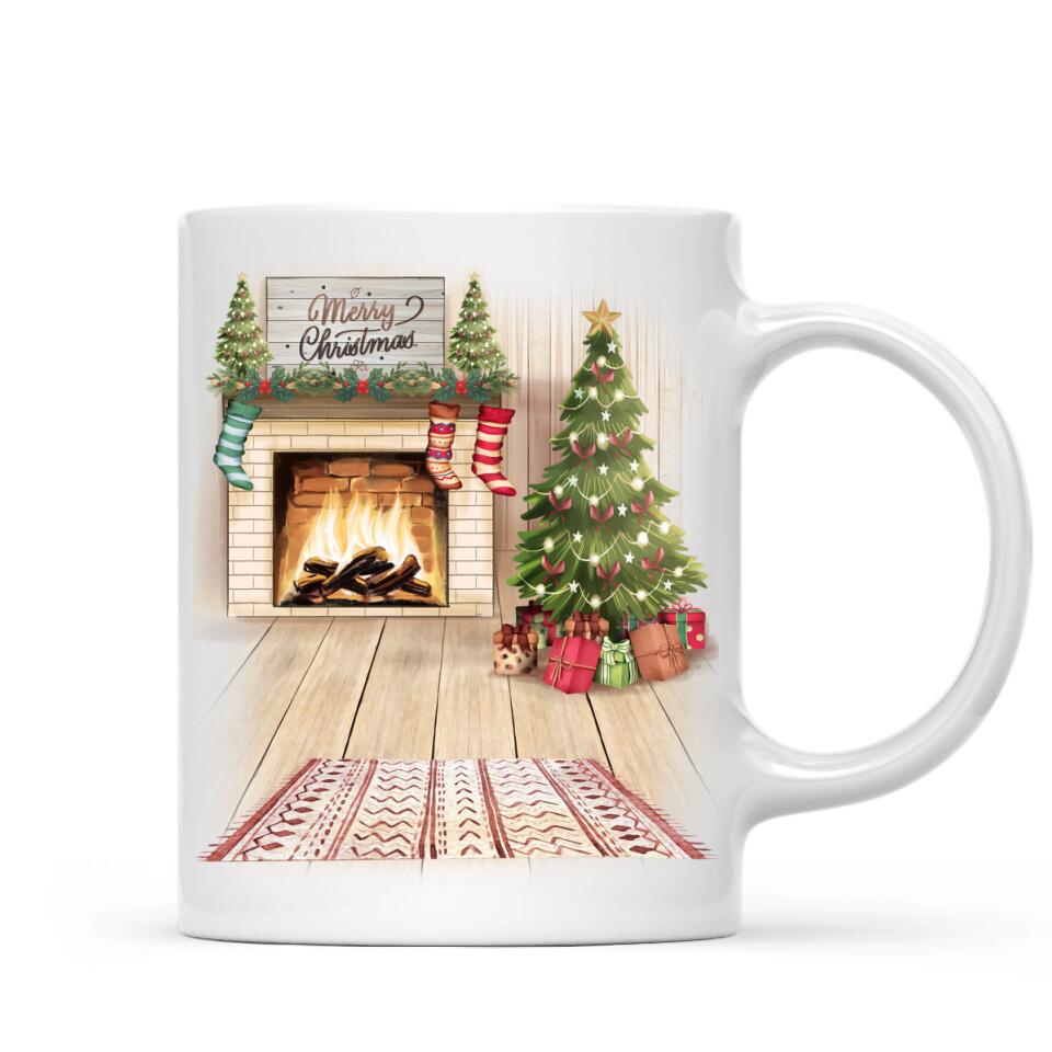 Egyedi karácsonyi bögre testvéreknek