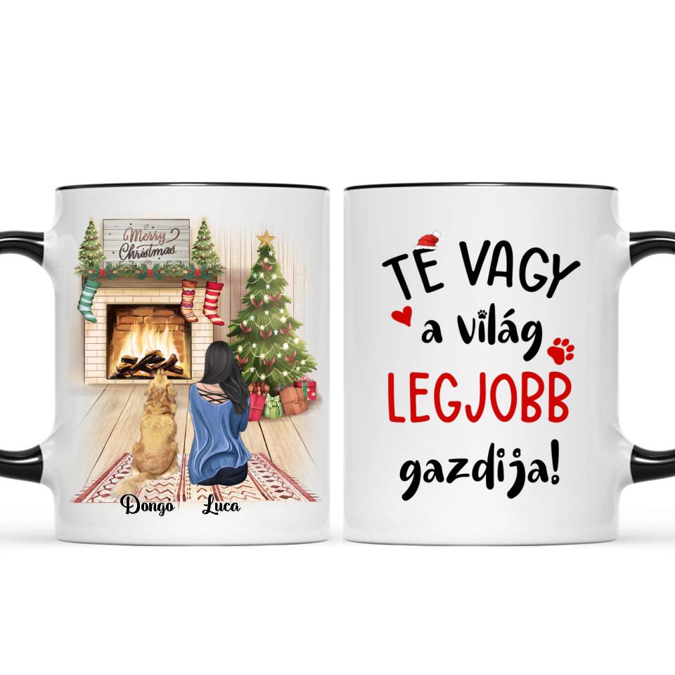 Egyedi karácsonyi kutyás bögre - Ő nem csak egy kutya