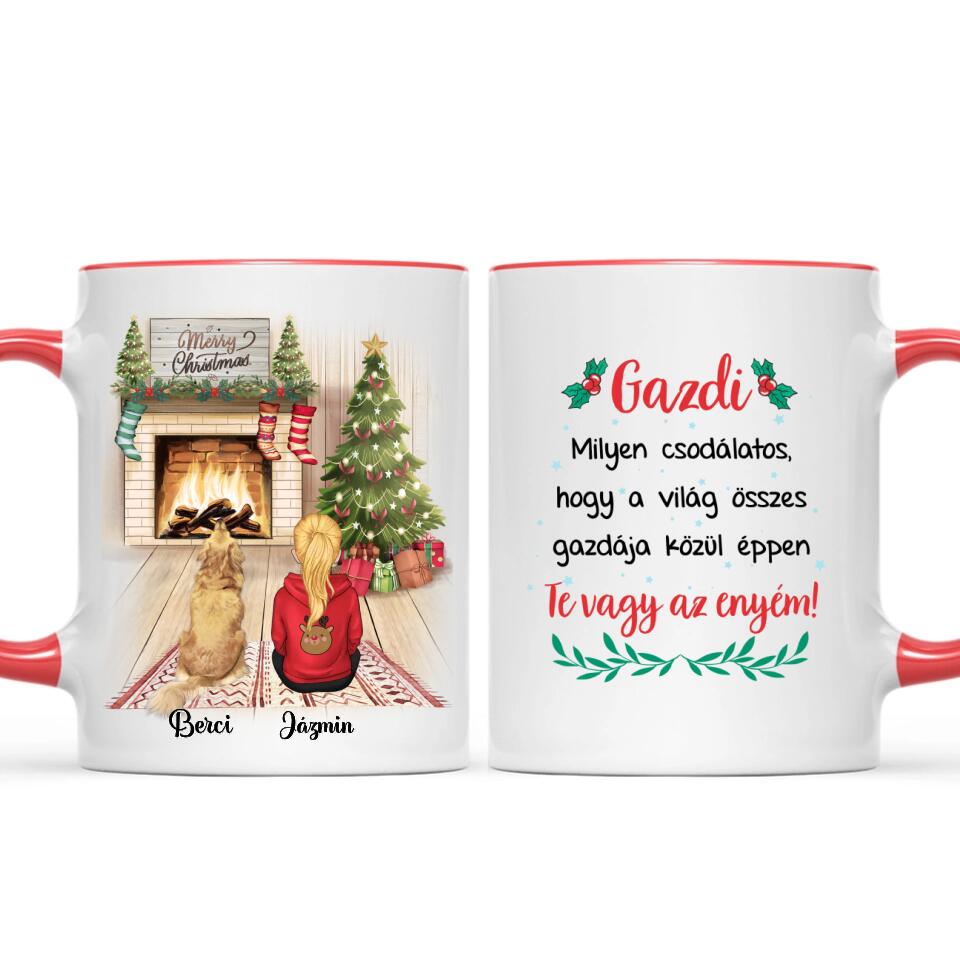 Egyedi karácsonyi kedvences bögre gyerekeknek - akár 3 kedvenccel