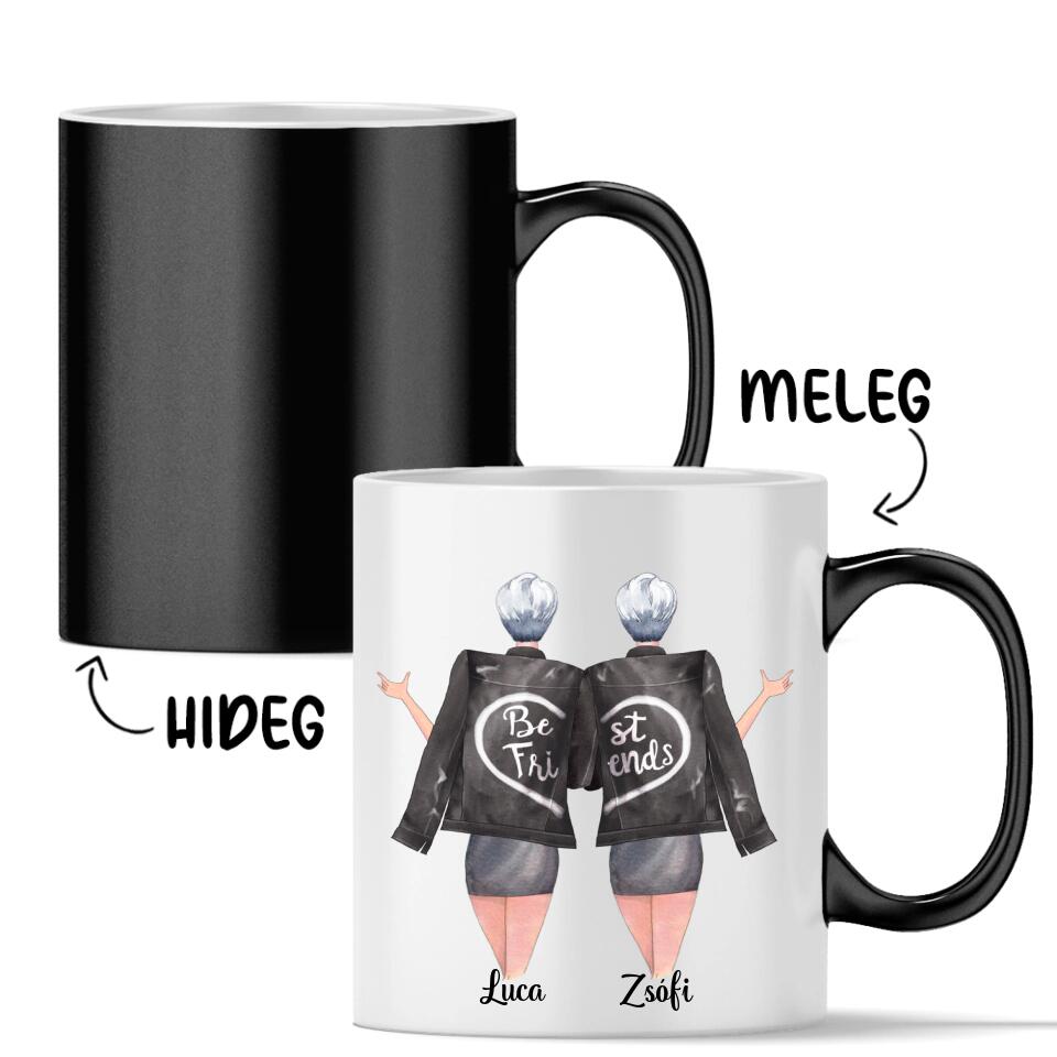 Egyedi legjobb barátnős bögre - az igaz barátnő