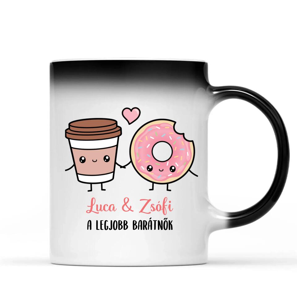 Egyedi bögre barátnőknek, pároknak - aranyos harapnivalók