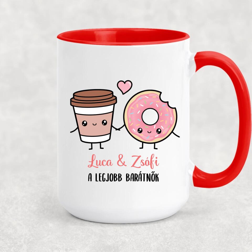 Egyedi bögre barátnőknek, pároknak - aranyos harapnivalók