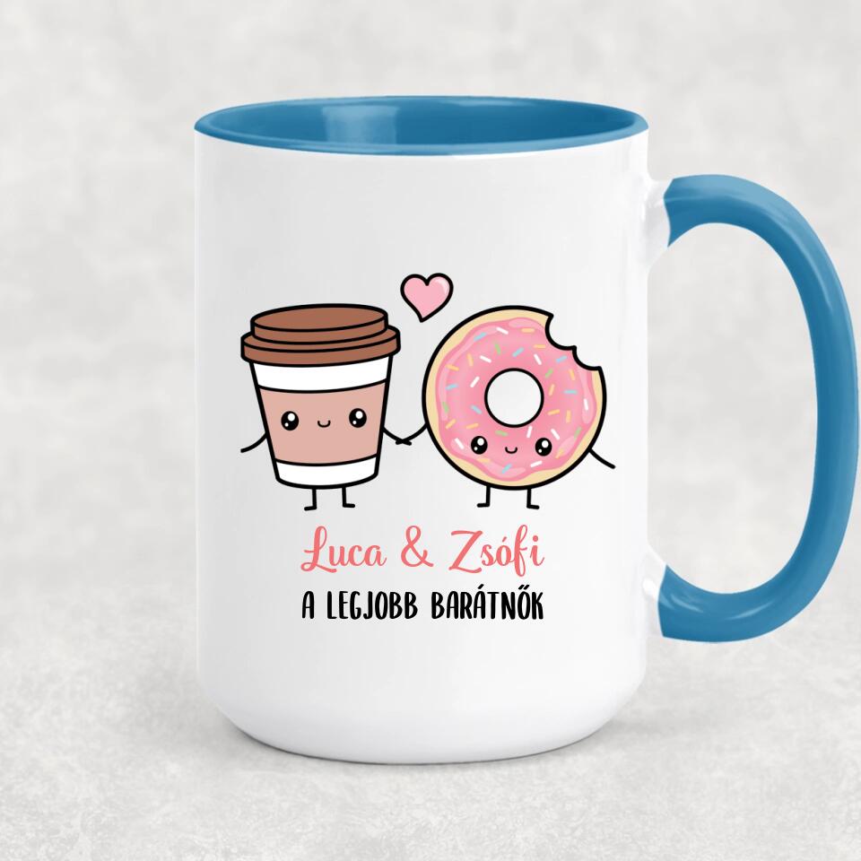 Egyedi bögre barátnőknek, pároknak - aranyos harapnivalók