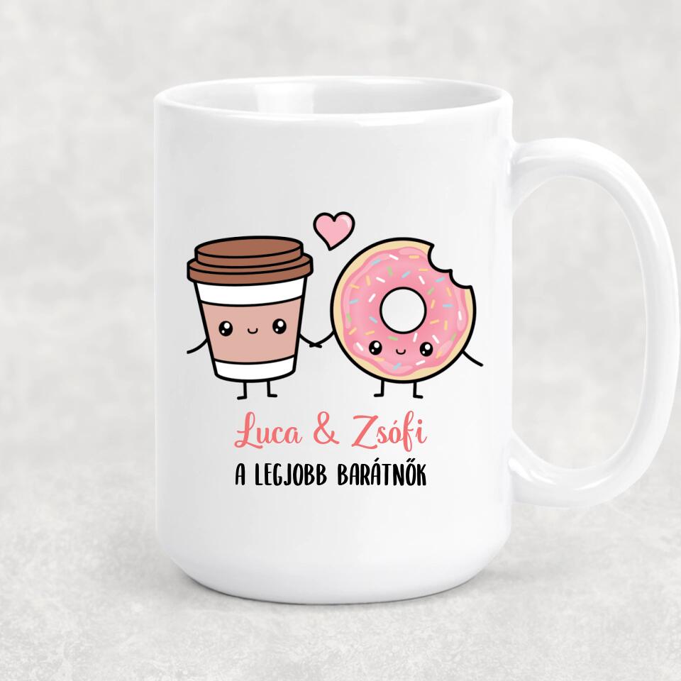 Egyedi bögre barátnőknek, pároknak - aranyos harapnivalók