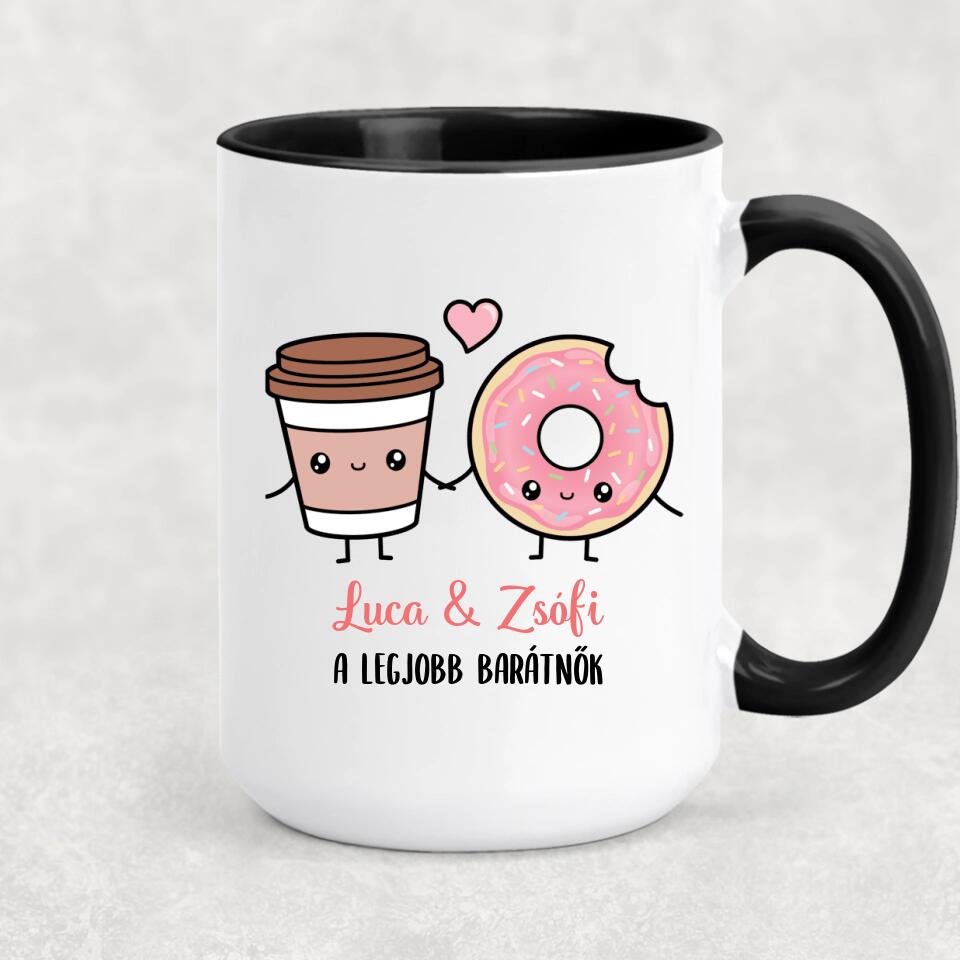 Egyedi bögre barátnőknek, pároknak - aranyos harapnivalók