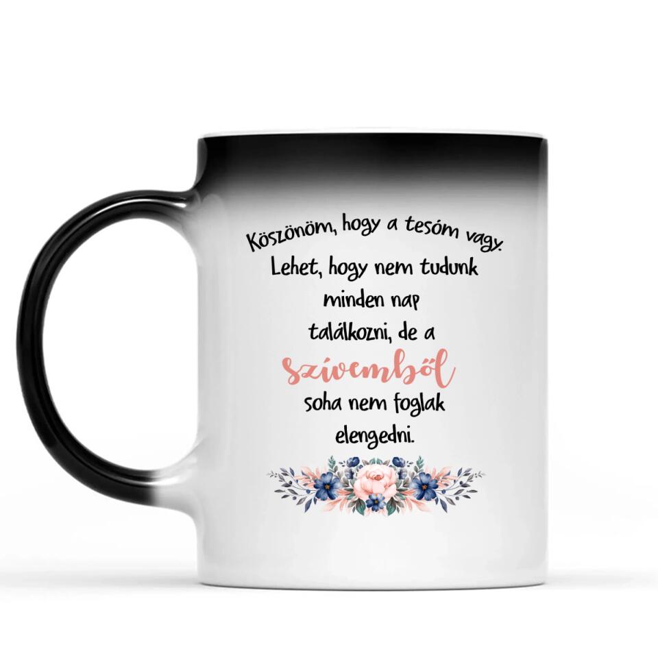 Egyedi bögre testvéreknek - köszönöm, hogy a tesóm vagy