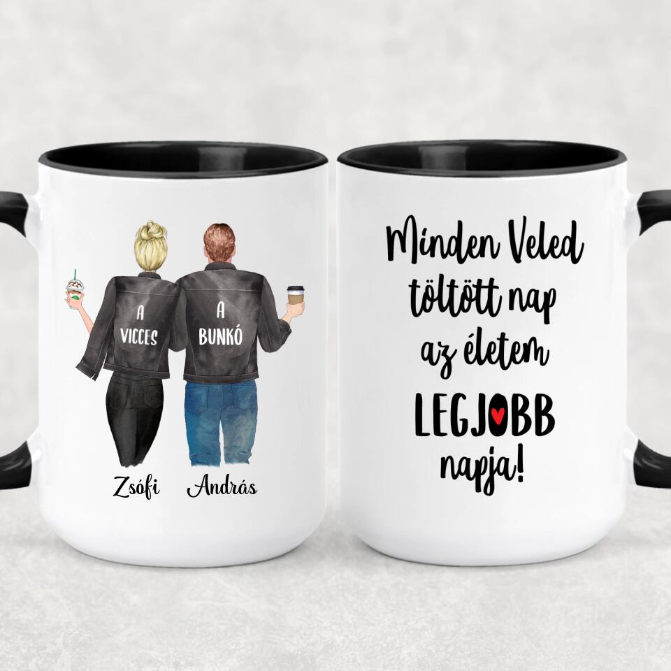 Egyedi bögre szerelmespároknak