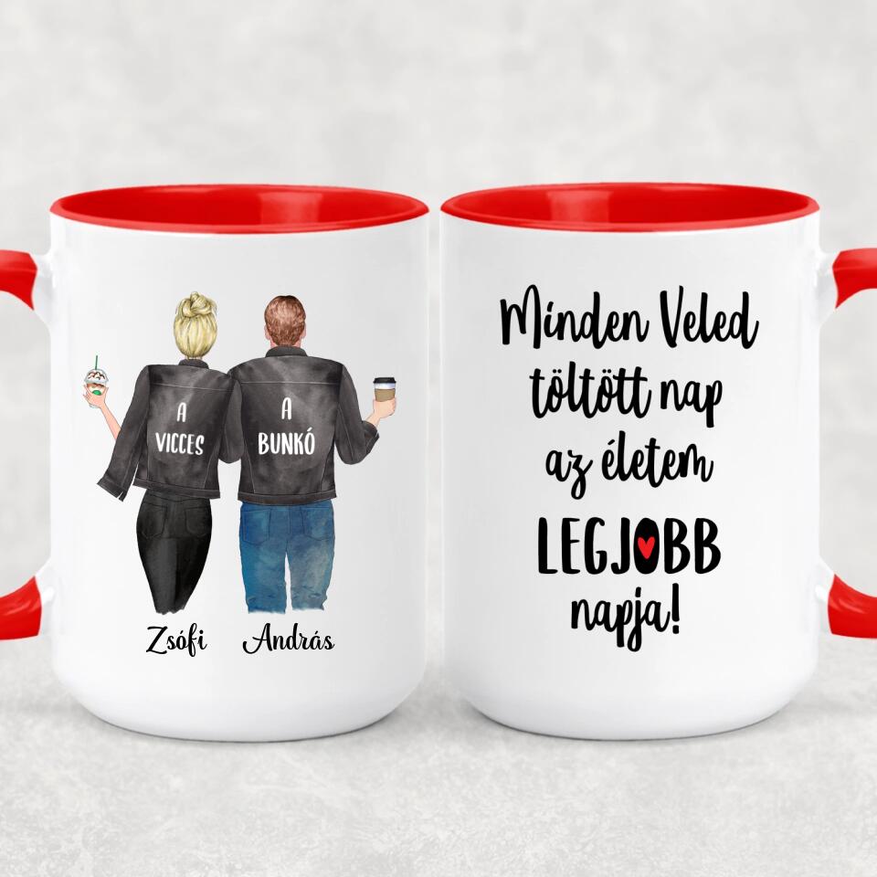 Egyedi bögre szerelmespároknak