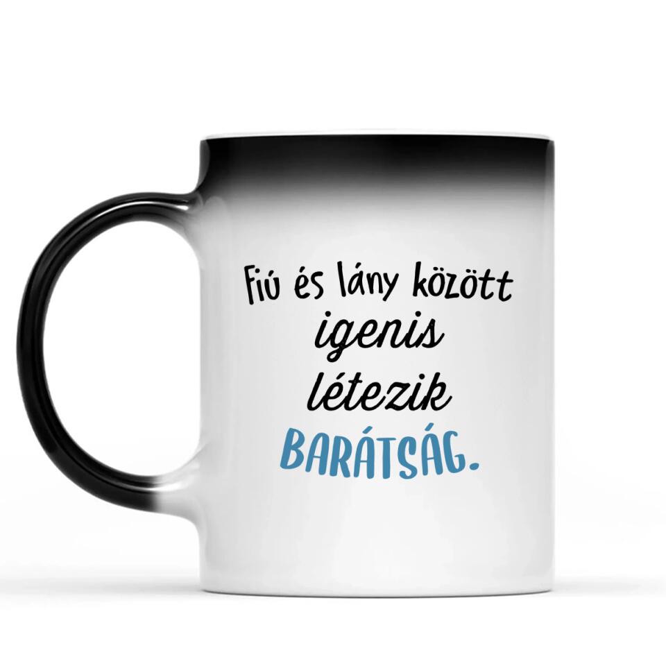 Egyedi bögre barátoknak - fiú/lány barátság