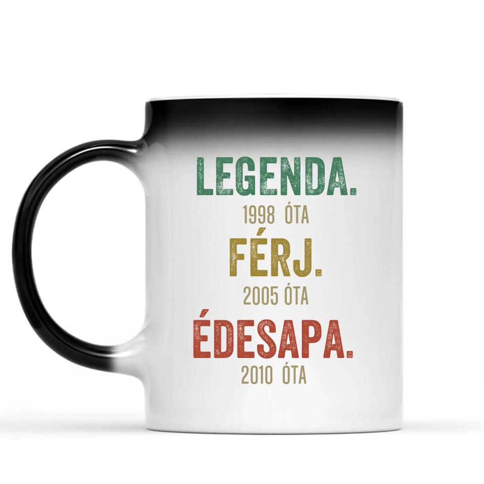 Egyedi bögre férjnek, édesapának