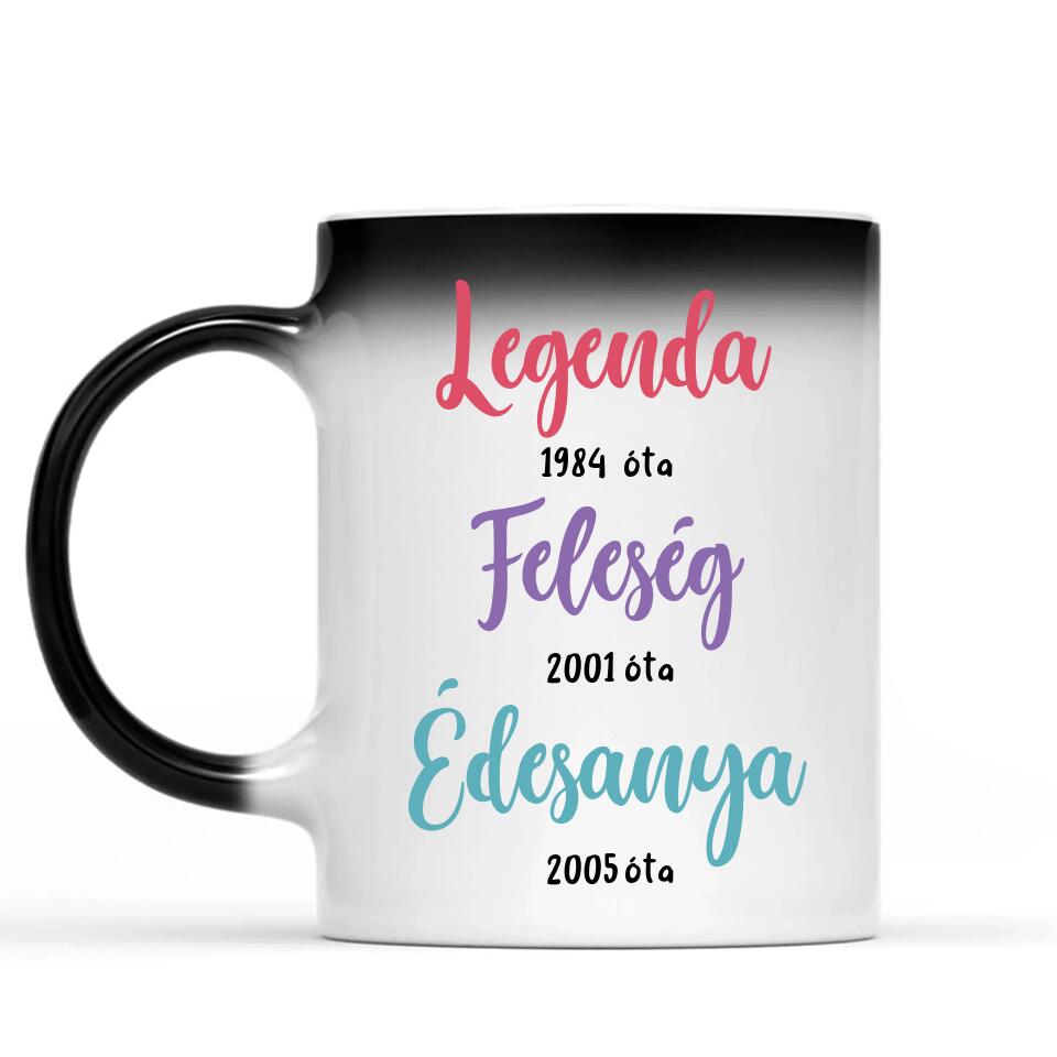 Egyedi bögre feleségnek, édesanyának