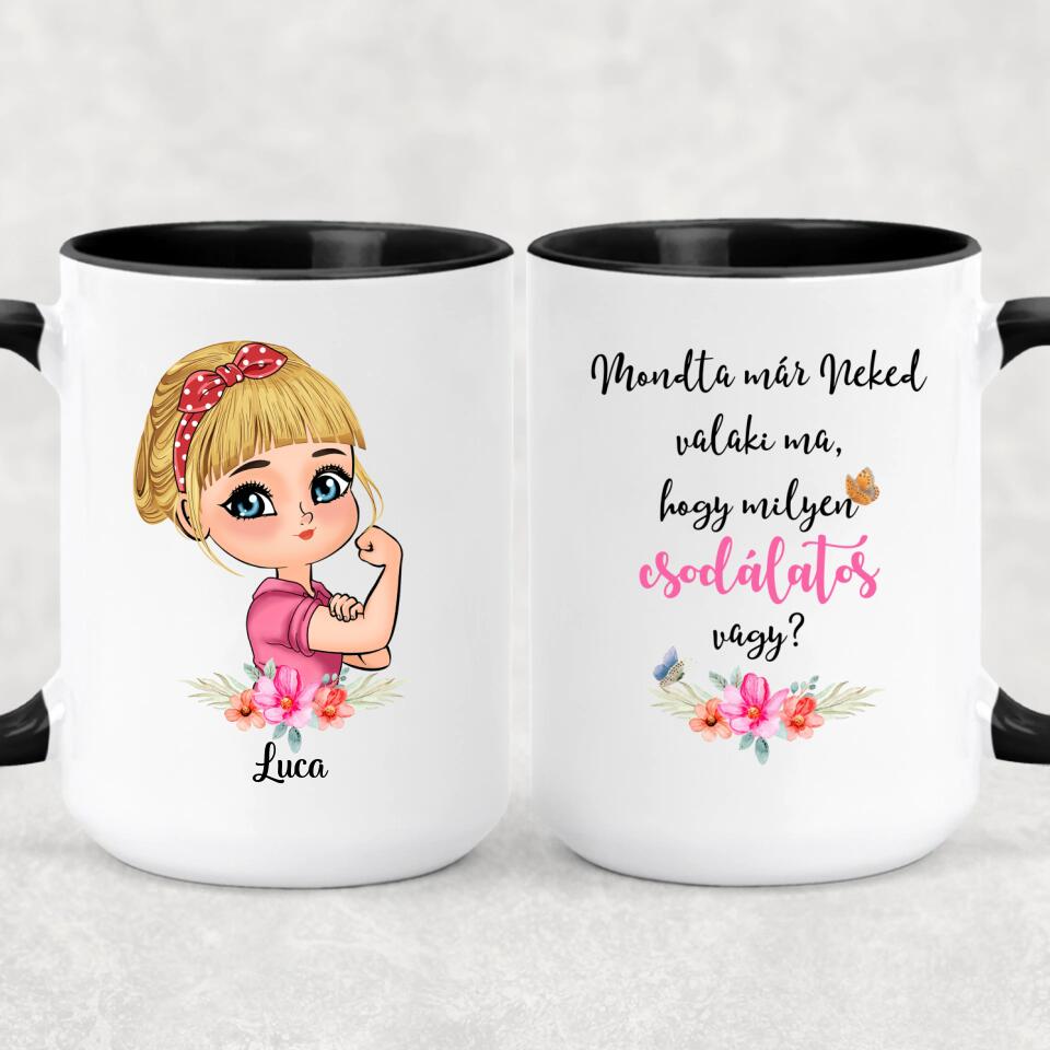 Egyedi bögre hölgyeknek - csodálatos vagy