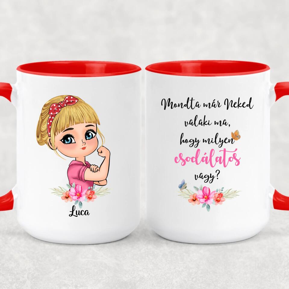 Egyedi bögre hölgyeknek - csodálatos vagy