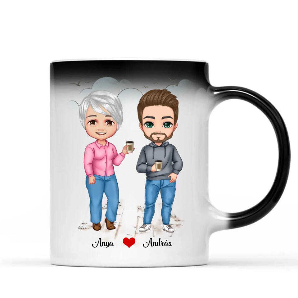 Anyák napi bögre - édesanya és fia