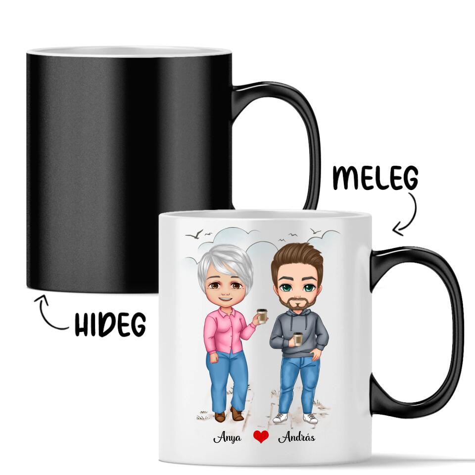 Anyák napi bögre - édesanya és fia